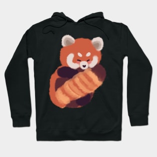 Cute red panda sleeping Hoodie